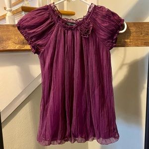George sparkly purple tunic girls size 7-8